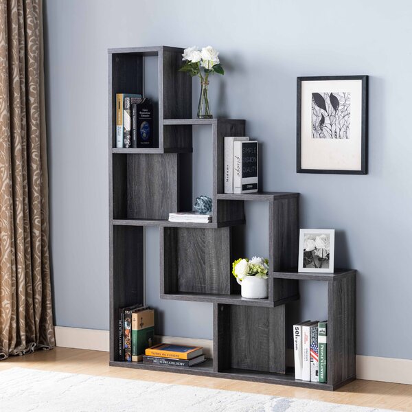 Latitude Run® Geometric Bookcase | Wayfair